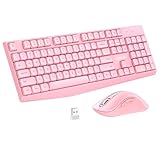 【Longue durée de vie de la batterie】Conçu pour être efficace, le clavier et la souris offrent jusqu'à 6 mois d'autonomie dans le cadre d'une utilisation normale. Le mode veille automatique s'active après l'inactivité pour aider à économiser l'énergie. Piles non incluses