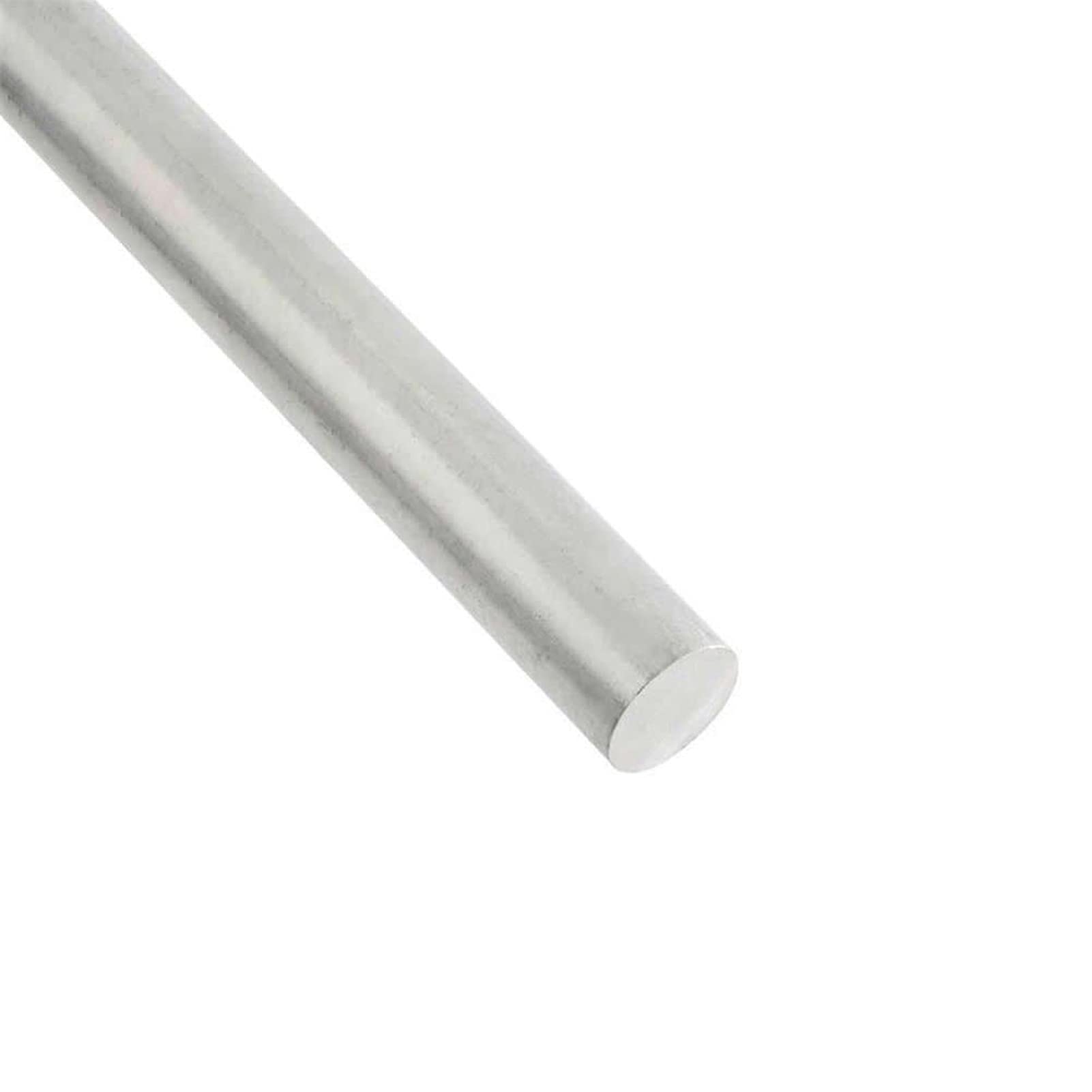 Alluminio solido tondo Bar Tornio Rod, utilizzato per macchinari o saldatura, ecc. Diametro: 25mm, lunghezza: 0,5m.