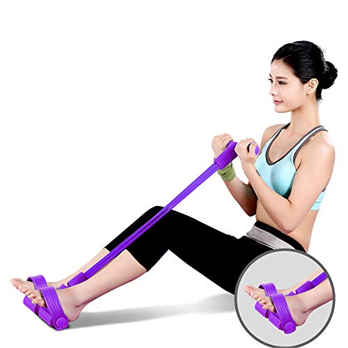 Corde de traction élastique, bandes de résistance, corde de traction de musculation, corde de traction de musculation, équipement de fitness de corde de traction élastique pour l'abdomen, taille Cover