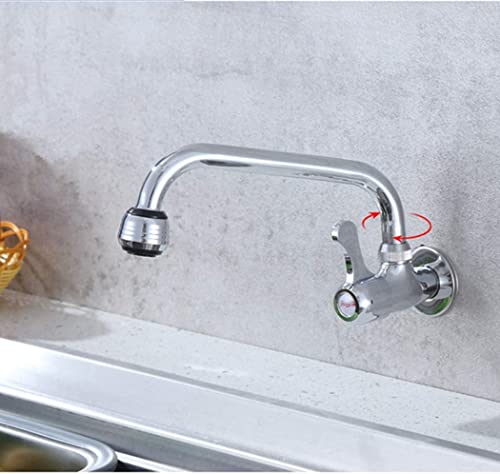 Robinet mural laiton résistant au calcaire pour évier et lavabo - 3