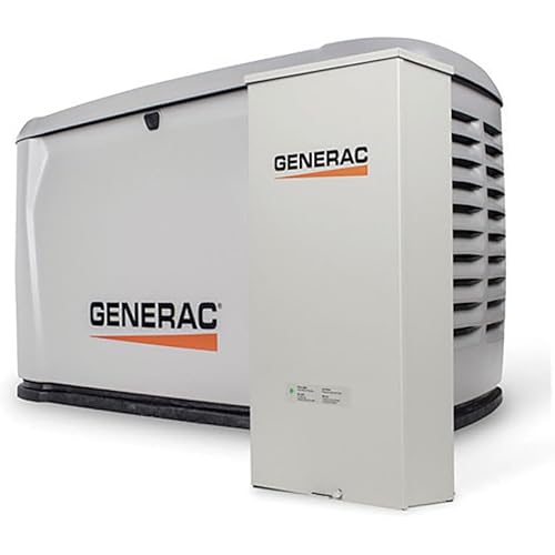 Generac 28kW Home Standby Generator for home use with 200 amp transfer switch, built-in cellular connectivity, whole house generator for power backup - Comes With Ecobee Smart Thermostat