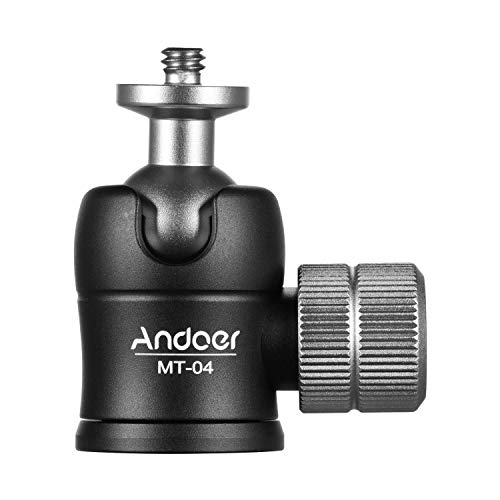 Moniss MT-04 Mini Ball Head 360 Graus Panorâmica com Padrão 1/4 Parafuso para Montagem de Câmeras DS