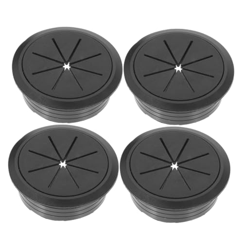 OSALADI 20 piezas Tapones para agujeros de cable para ordenadores y escritorios, fácil instalación para gestión de cables miniatura 2