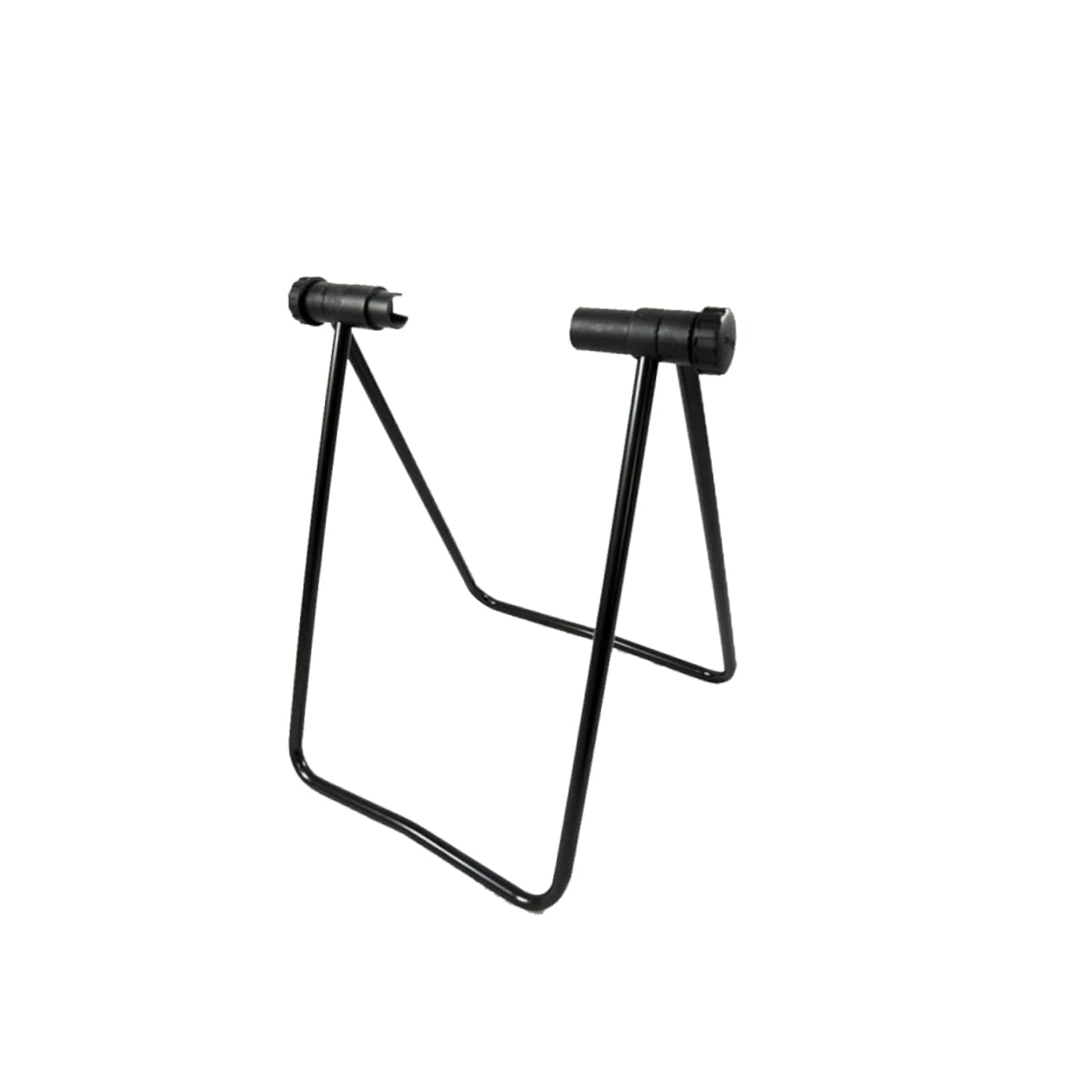 Gogogmee 1pc Repair Stand Triangle Display Holder for Black for Home Mechanics Exhibition Use Fits Wheel Hubs