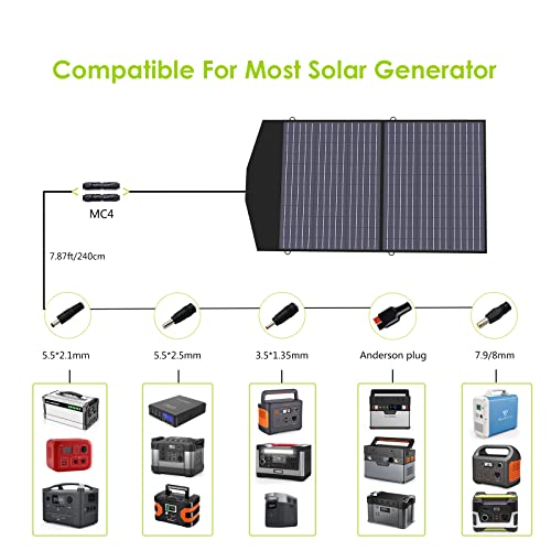 ALLPOWERS R600 Portable Power Station with SP027 solar panel included, 600W 299Wh LiFePO4 Solar Generator with 100W Charger, UPS Battery Backup, MPPT for Camping RVs Home, (R600+SP-027) - Image 7