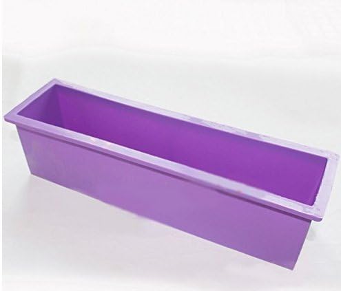 DD-life Flexible Rectangular Soap Silicone Loaf Mold Wood Box for 42oz Soap Making Supplies ¡­