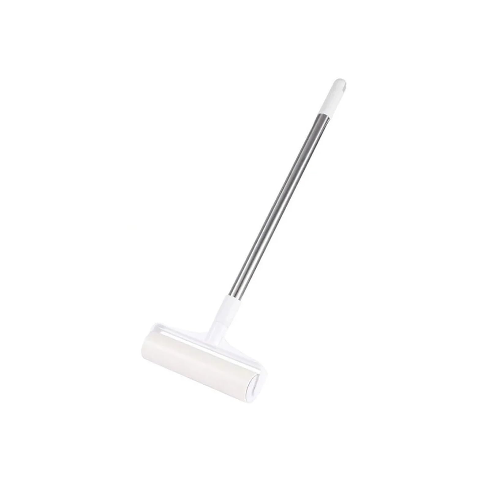 Tearable telescopic lint roller, 19/24cm retractable long handled hair removal roller, portable sticky lint remover brush for clothes, bed, couch, carpet, pet hair fluff cleaning(19cm)