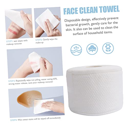 Beaupretty 2 Peças De Toalhas De Limpeza De Algodão Pano De Limpeza Descartável Pano De Limpeza Faci