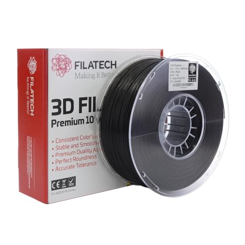 Filatech PLA Filament Black 1.75mm 1KG Made in UAE