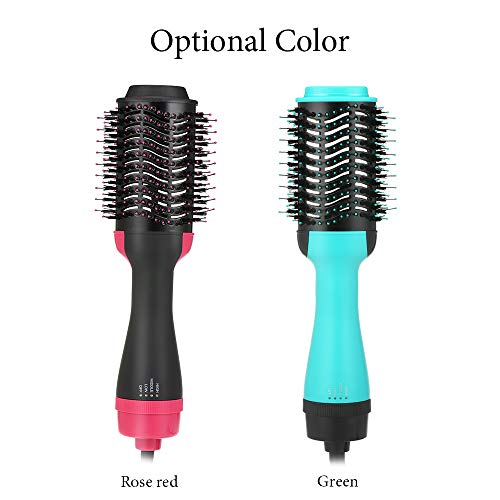 Andoer Secador de cabelo e volumizador Salão de ar quente Escova de cabelo Rolo Pente Íons negativos