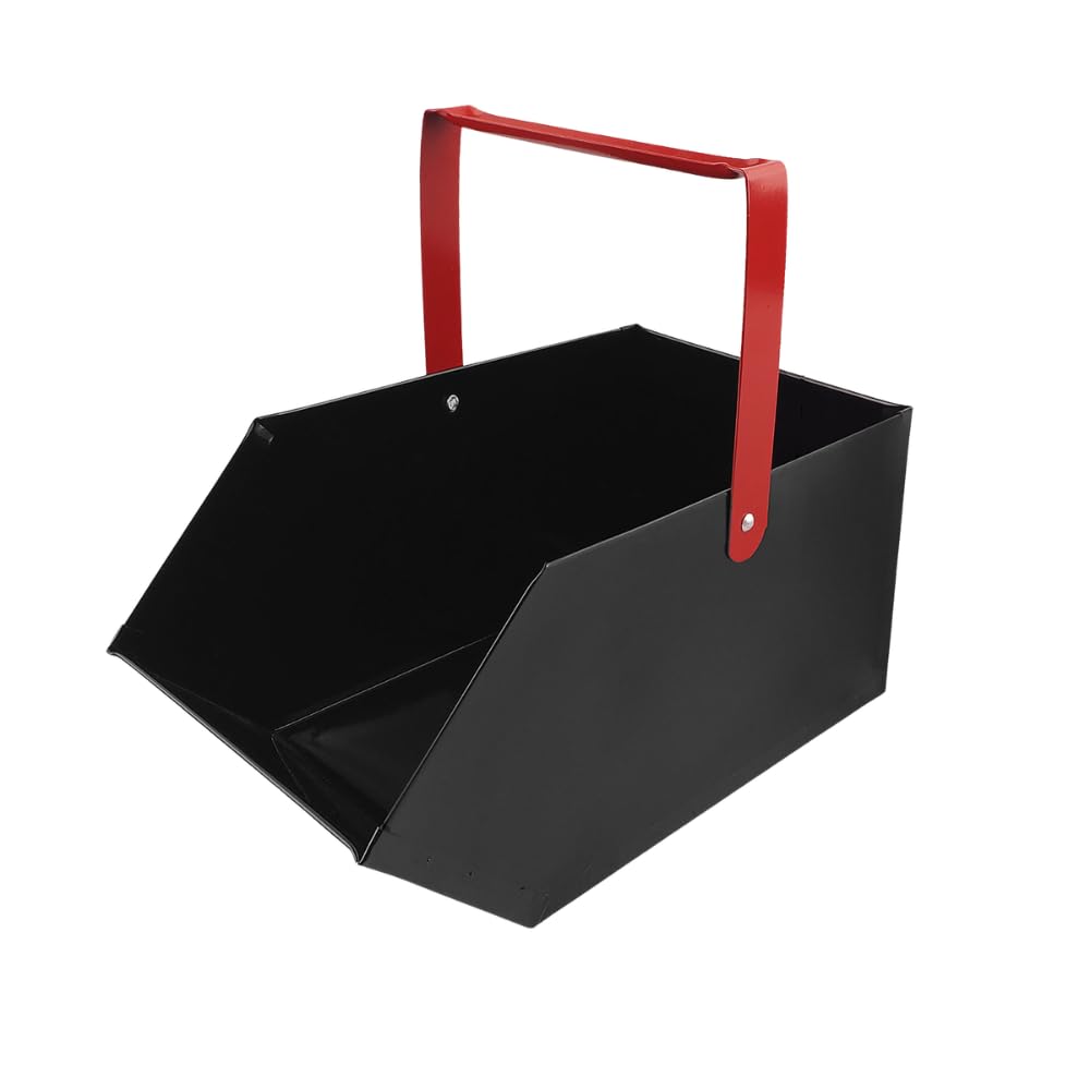 Aschekasten Kohlenkasten/Aschebehälter 43 x 23 x 21 cm Briketts Holz Koks Aschebehälter Kamingrill Zubehör Kohlewanne Kohlenschütte Abtransport Lagern Ascheschale Kamin Kasten