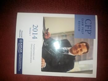 Paperback Complete 2014 Kaplan CFP (R) Exam Prep Review (7 Books) Book