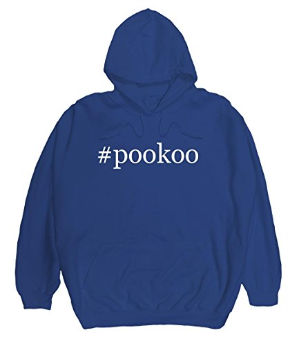 Radioactive Trends #pookoo - Men's Hashtag Pullover Hoodie, Blue, X-Large