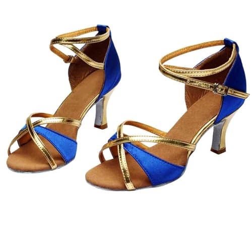 Outdoor Leisure Sandals Dancing Heels Women's Breathable Shoes Fashion High Women's high Heels Knee High Boots for Women No Heel Black (Blue, 8)4