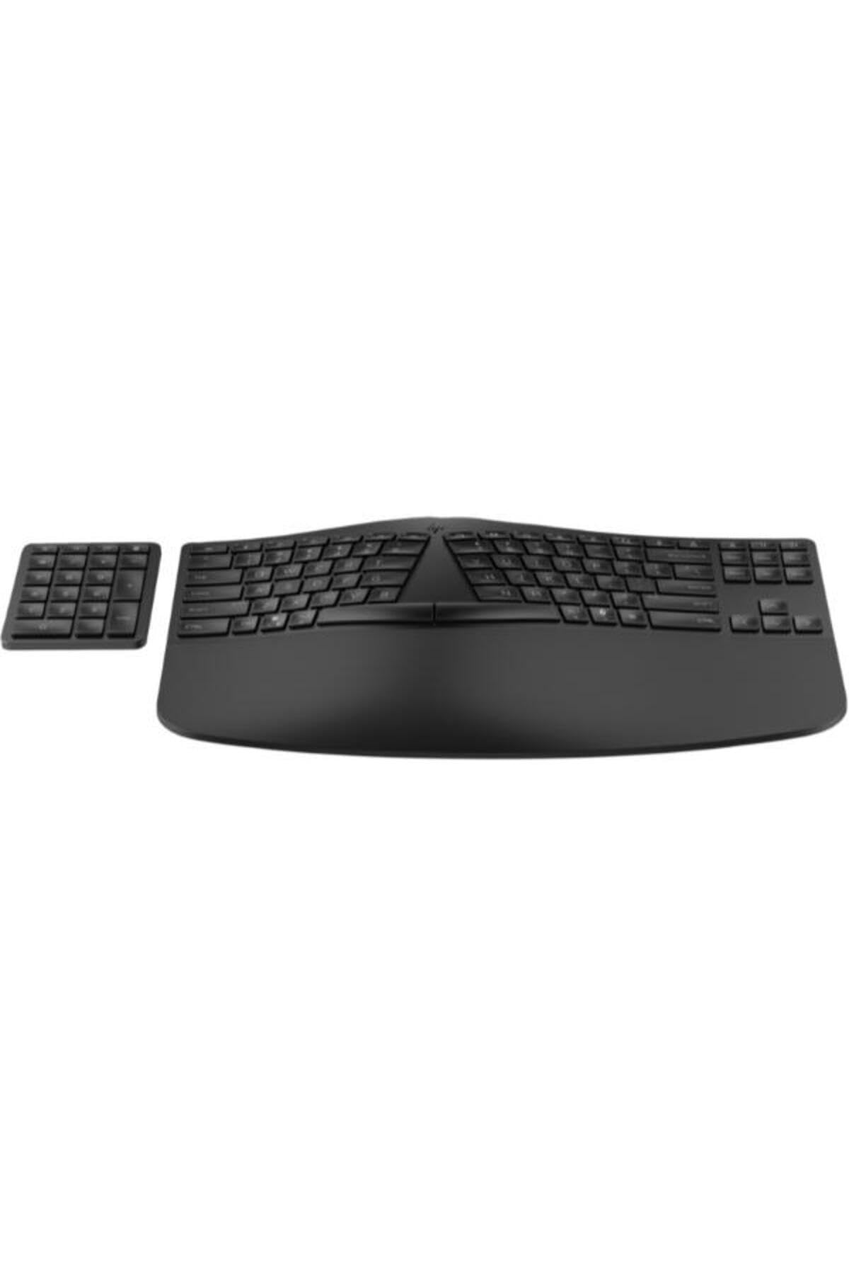 Teclado inalámbrico HP 960 Ergonómico Completo 20 Teclas programables Negro Bluetooth RF