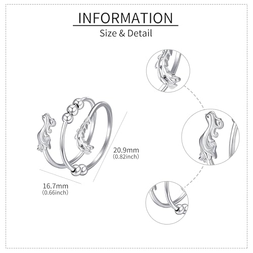 Bague Fidget Phoenix bijou relaxant pour le bureau - 3