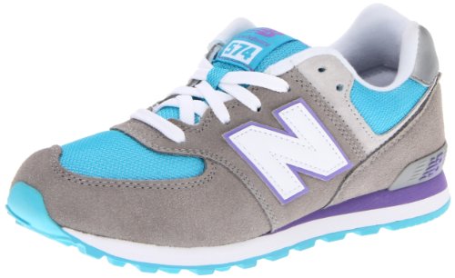 Image of New Balance Kids 574 New-b V2 Familiar Ground Hook and Loop Sneaker