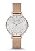 Produktbild Skagen Anita Lille Uhr für Damen, Quarzwerk mit Edelstahl- oder Lederarmband, Roségoldton und Weiß, 30MM