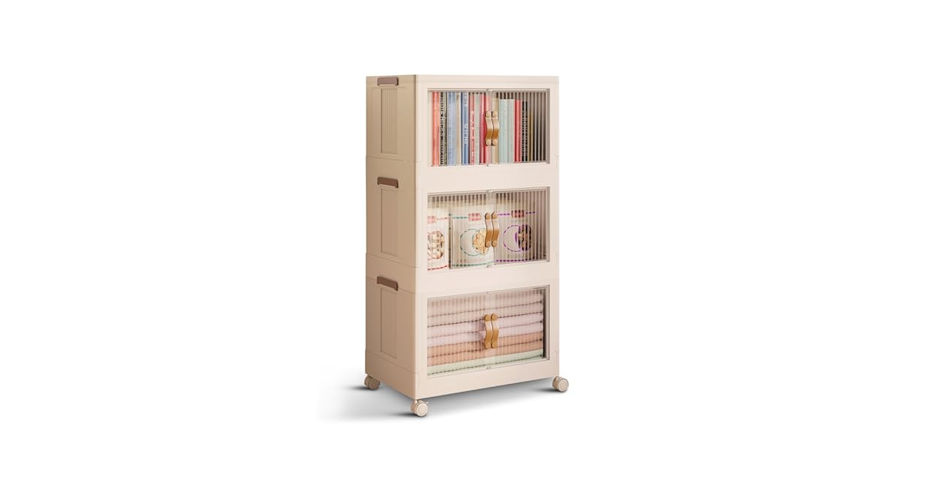 Amazon.com - STORAGEBUD 3 Tier Plastic Stackable Storage