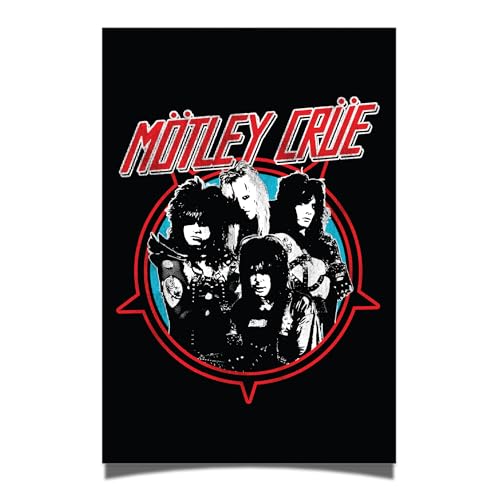Desert Cactus Motley Crue Poster 11 x 17 Inch Room...
