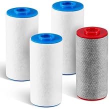 Replacement Cartridges Full Set Compatible with Weddell Duo Shower Filter,Shower Filter Cartridges to Reduces Impurities,Keep Healthy Shower Water for Skin & Hair1R+3B