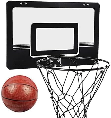 Pro Mini Basketball Hoop Set for Kids & Adults – Wall Mounted Indoor Basketball Board with Ball, Pump & Tools | Strong Backboard, Slam Dunk Rim, Sports Toy Gift for Home or Office