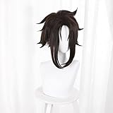 QWIFCMJF Cosplay Wig Yoh Asakura Cosplay Wig SHAMAN KING Brown Short Synthetic Hair Heat Resistant Halloween Party Role Play