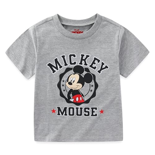 Disney Mickey Mouse Boys Short Sleeve T-Shirt for Toddler and Big Kids