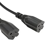 Kabel rozdzielający z 3 bolcami Y, męski na żeński, bezpieczny, skuteczny oszczędzający wyjście z PCW, przedłużacz Y rozdzielacz kabla zasilającego do monitora do wnętrz