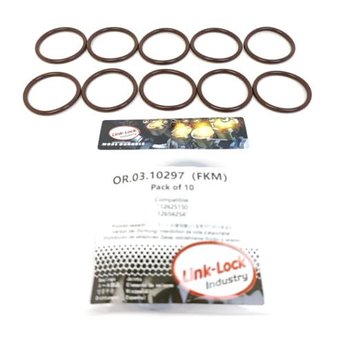 LINK-LOCK 10PCS OR.03.10297 FKM Viton Sealing O-Ring Kit of Crankcase Ventilation 12625150 12654254 for Chevrolet-LGH LML for GMC-LGH LML for Buick for Cadillac