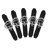 SAFIGLE 5 piezas Hebillas Prácticas de Cuero Forma de Corazón para Faldas Uniformes Adorno Creativo y Moderno para Decoración de Ropa