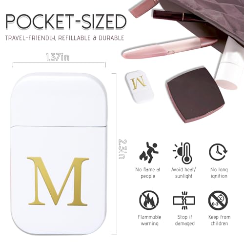 Encendedor antorcha dorado personalizado para mujer miniatura 2
