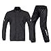 Produktbild YF-Carpet Motorrad Rennsport wasserdichte Jacke Hosen Set Regenanzug, Golf 2-teilige Ultra-Lite Regenbekleidung Anzüge zum Angeln im Freien Regenbekleidung