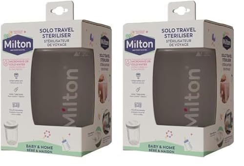 MILTON Solo Travel STERILISER (Pack of 2)