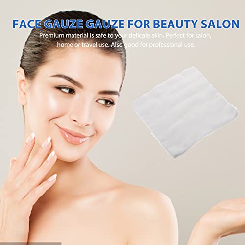 Miniatura 4 de Lurrose 100 Piezas Gasa De Tratamiento Facial Suave Mascarilla Transpirable Gasa Diy Hoja De Gasa Facial Para Salón De Spa
