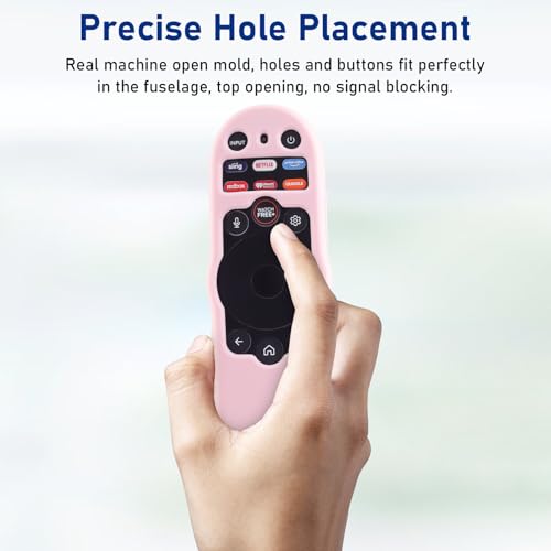 Coque de télécommande Vizio XRT270 rose pâle en silicone LEFXMOPHY