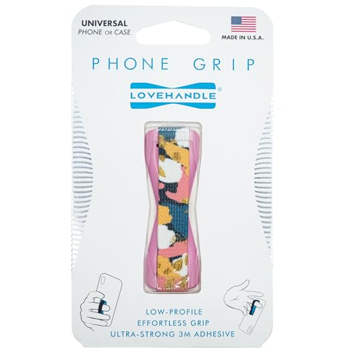 Image of LOVEHANDLE Original Universal Phone Grip - Abstract Pink