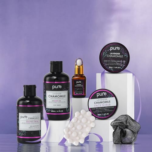 Lavender Bath Spa Gift Set for Men Women and Couples! Best Spa Set for Birthday Valentines Gift (8 PC) - Image 3