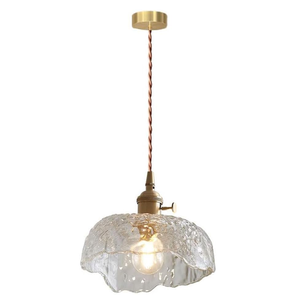 Lampe suspendue en verre E27 pour sublimer une cuisine sombre