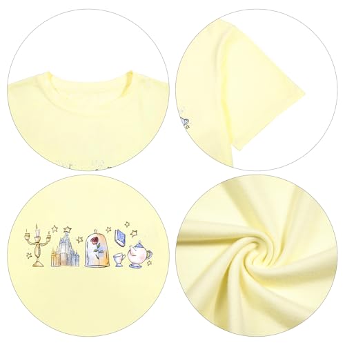 Image of Magic Kingdom Shirt for Women Believe in the Magic T Shirt Castle Graphic Tops Summer Vacation Tops