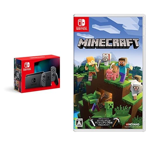 Nintendo Switch Joy-Con(L)/(R) グレー+Minecraft (マインクラフト) - Switch セット