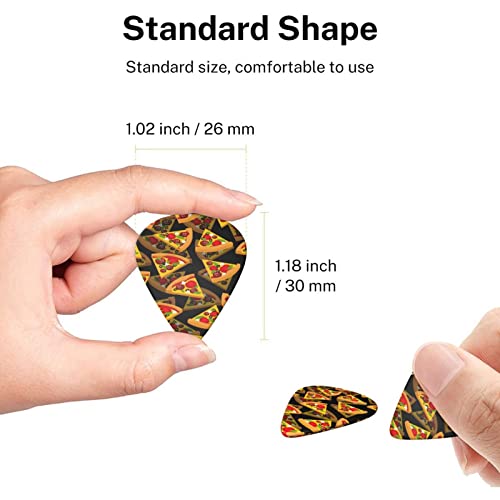 Pizza 3D Lot de 6 médiators pour guitare acoustique, guitare électrique, basse, ukulélé – fins, moyens et épais. - Les Beatles, Paul McCartney, John Lennon, RIngo Starr, George Harrison Pizza 3D Lot de 6 médiators pour guitare acoustique, guitare électrique, basse, ukulélé – fins, moyens et épais. – Image 8