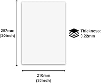 Vista 3 de MR.R 10 piezas de 8 x 12 pulgadas, tablero de metal de aluminio brillante blanco puro para fotos, letrero de aluminio en blanco para sublimación