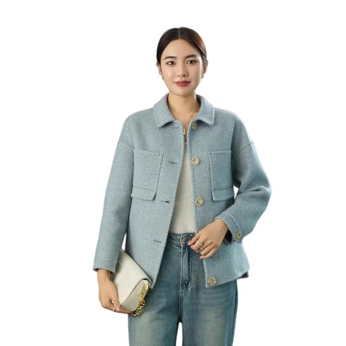Veste courte en cachemire coupe ajustée contre le froid chic