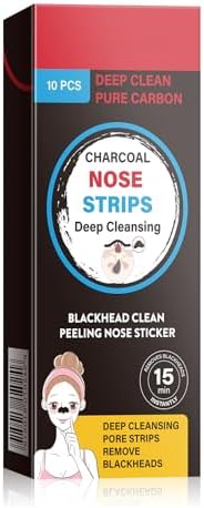 Blackhead Remover Nose Strips, Pore Cleansing Strips for Men & Women, Blackhead Pore Strips, Nose Strips, Dirt Removal, Deep Cleansing Pore Strips, Blackhead Remover Strip, 10PCS, IREV