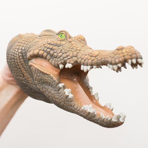 Wild Thingz Hand Puppet - Crocodile, Medium - Image 3