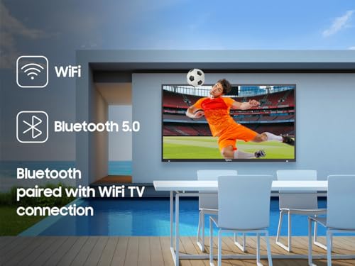 Image of SYLVOX Outdoor TV, 55 inch Waterproof Smart Outdoor TVs, 4K, HDR 10, Weatherproof,1000nits, Voice Assistant Remote, for Partial Sun Area(Deck Pro 3.0, Model)