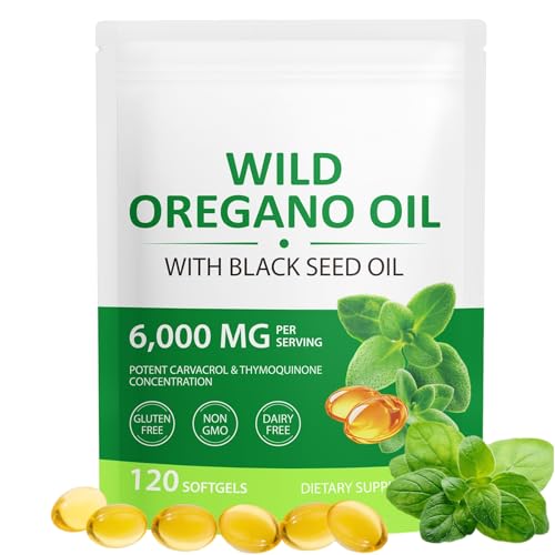 Capsules huile origan 2 en 1 graine noire 120 pcs