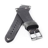 UHRENARMBAND - Hochwertiges Lederarmband Made in Germany der Firma KAUFMANN, Handgefertigt