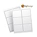 DigiOrange® Shipping/Mailing Labels 600 Laser Inkjet Labels 6 on sheet. 4" x 3.33"